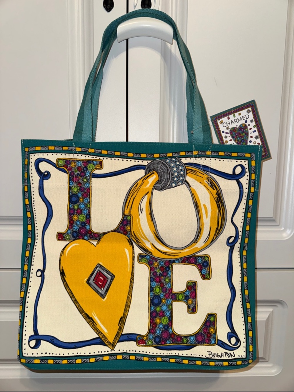 Brighton Charmed Love Tote Bag